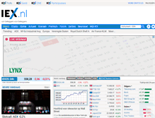 Tablet Screenshot of iex.nl